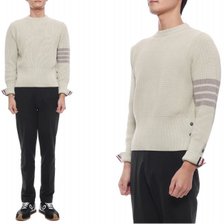[톰브라운] 26SS 남성 사선 스트라이프 니트 (MKA580A Y3065 260 26S