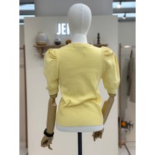 퍼프 크롭 반팔 니트   JN4KT003B_추가이미지
