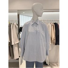 [봄] 베이직 슬릿 코튼 셔츠 (Z241MSC006)_추가이미지