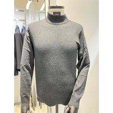 바쏘&바쏘옴므]2024 FW 따뜻한 캐시미어 혼방 터틀넥 니트 차콜