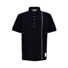 [명품] 톰브라운 RWB 스트라이프 폴로 셔츠 네이비 MJP196A J0138 415
