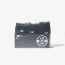 뉴에라 무지 에센셜 반팔 티셔츠 3팩 블랙(13511138)_추가이미지