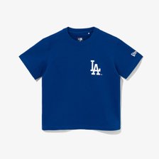 뉴에라키즈 MLB 로고 셋업 LA 다저스 티셔츠 블루(13679505)