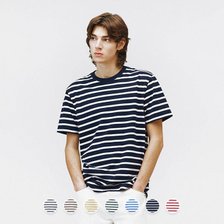 [24SS]NEW 스트라이프 반팔 티셔츠(024520)