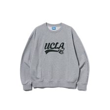 [UCLA]UCLA 레트로 스포츠 오버핏 맨투맨[M-GREY]UA9LT40 51