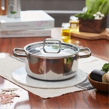 [finn ilo] 핀일로 닥터316티타늄 스텐 통5중 20cm 양수냄비+스텐뚜껑