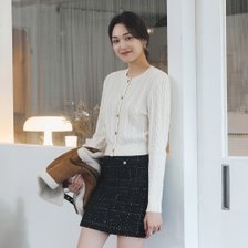 [24 F/W] 잇미샤 라운드넥 케이블 가디건 ITOAZCD720_추가이미지