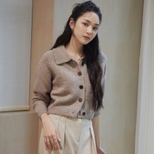 [24 F/W] 잇미샤 카라 니트 가디건 ITO9ZCD740