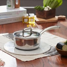 [finn ilo] 핀일로 닥터316티타늄 스텐 통5중 16cm 편수냄비+스텐뚜껑