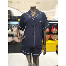 네이비 여자 반팔 잠옷 세트 [펠리쉘] PSWPJ1N36T