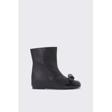 Ribbon half boots(black) DG3CW23528BLK_추가이미지