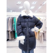 [SJYP][23F/W]페이크 퍼 트림 다운 점퍼(PW2D9QOT006W)