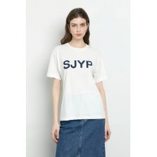 [SJYP][24S/S]SJYP 볼드 로고 티셔츠(PW2E3TTOE24W)_추가이미지