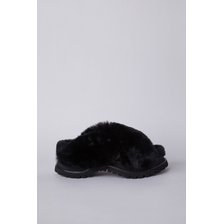 Fur slipper(black) DG2AW22501BLK