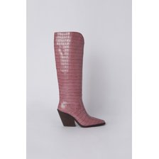 Crocodile long boots(pink) DG3BW22502PIK