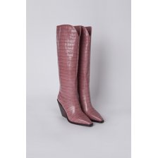 Crocodile long boots(pink) DG3BW22502PIK_추가이미지