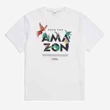 [내셔널지오그래픽] 남녀공용 반팔티셔츠 AMAZON 앞아트웍 반팔티 (N222UTS081)_추가이미지