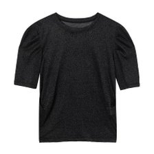 [SI][22S/S] 멜란지 셔링 소매 반팔 티셔츠 (SEIBF2841)(SEI2841)