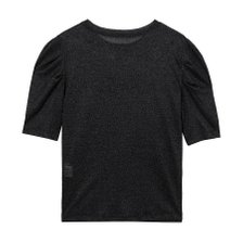 [SI][22S/S] 멜란지 셔링 소매 반팔 티셔츠 (SEIBF2841)(SEI2841)_추가이미지