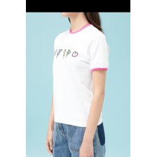 [SJYP][22FW]BUWON 컬러 립 티셔츠(PW2C7TTOC01W)_추가이미지