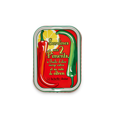 2가지 고추와 레몬으로 절인 정어리