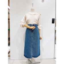 베이직 중청 데님스커트 (JN3DS004A)_추가이미지