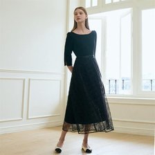 ASTER Tulle Layered Sequin Wrap Skirt