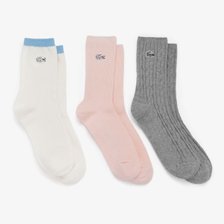[여성] 라코스테 트리플 번들 양말(3pcs) RA224B-55G HCZ_추가이미지