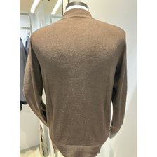 바쏘&바쏘옴므]2024 FW 따뜻한 캐시미어 혼방 터틀넥 니트 브라운_추가이미지