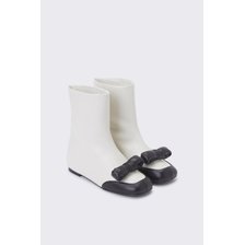 Ribbon half boots(black&white) DG3CW23528BWX