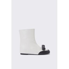 Ribbon half boots(black&white) DG3CW23528BWX_추가이미지