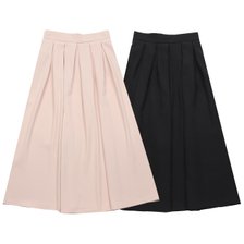 플레어 핀턱 스커트 (JN3SK003B)_추가이미지