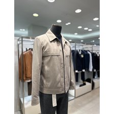 [타임월드]바쏘 비건 인조 가죽 트러커 봄 점퍼 WSY5GU33ALG_추가이미지