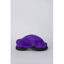 Fur slipper(purple) DG2AW22501PUR