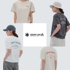 [스노우피크]에어로쿨 여성 컬러 세미 크롭 반팔 티셔츠 -S24MWFTS78