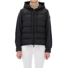 [명품] 26FW 몽클레어 로고 패치 믹스 후드 집업 자켓 9B00019 M1131_추가이미지