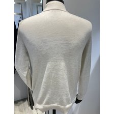 바쏘&바쏘옴므]2024 FW 따뜻한 캐시미어 혼방 터틀넥 니트 크림_추가이미지