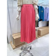 사틴소재 아코디언 주름 롱스커트(SF4SKFT366)_추가이미지