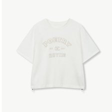 [24SS]글리터 자수 스트링 티셔츠(7254240110)