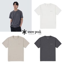 스노우피크 어패럴 에코 퀵드라이 베이직 반팔 티셔츠 S24MMTTS12