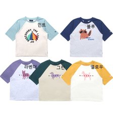 22'신상)블루독 7부라글란티셔츠 5종 택 1
