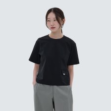 [스노우피크]루트 여성 세미 크롭 포켓 반팔 티셔츠-S24MWRTS61_추가이미지