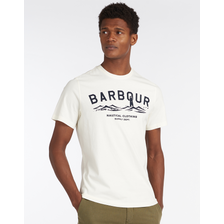 [갤러리아 광교점]바버 Barbour 남성 화이트 Bressay 반팔 코튼 티셔츠(URTS2E027)_추가이미지