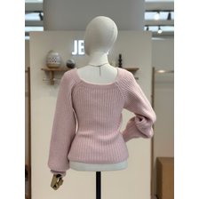 스퀘어넥 보들 니트 JNDKT009B_추가이미지