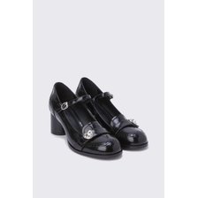 Round heel mary jane pumps(black) DA1BS24001BLK_추가이미지