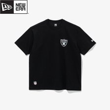 [뉴에라] NFL 라스베이거스 레이더스 베이직 로고 티셔츠 블랙 #14179069