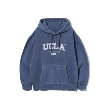 [UCLA]UCLA 피그먼트 스몰로고 오버핏 후드티셔츠[BLUE]UA9LT01 43