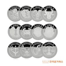한국금거래소 실버 별자리 코인 SET (1oz 12ea)_추가이미지