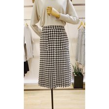 (라인어디션)(N557)체크 롱스커트(NWSKKL0300)_추가이미지