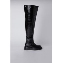 Wide-fit thigh high boots(black) DG3BW22504BLK